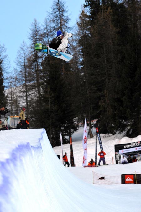 Fredrik Austbo en el pipe del Quiksilver Chromatophobia
