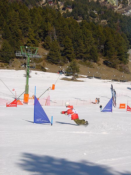 Slalom Paralelo en el Campeonato de España de snwboard 2009