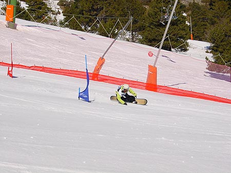 Eslalom Paralelo Gigante en el Campeonato de España de snowboard 2009