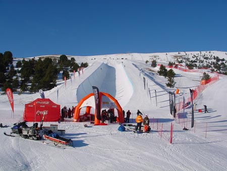 Halfpipe en La Molina