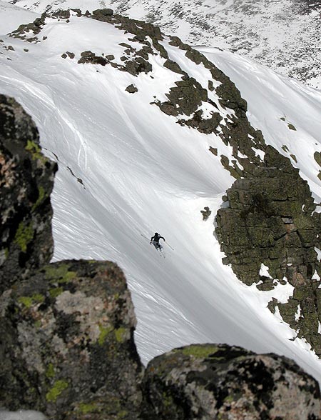 Esqu&iacute; freeride en Guadarrama