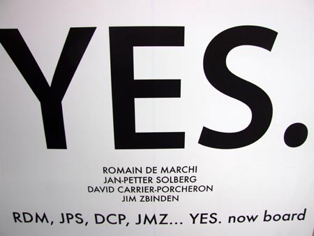 YES now board
