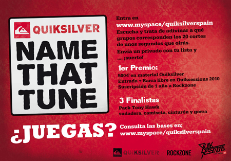 Quiksilver Name that tune