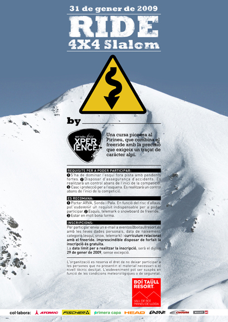Ride 4x4 Slalom, Bo&iacute; Ta&uuml;ll