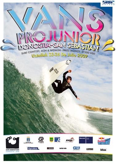 Cartel del Vans Pro Junior 2009